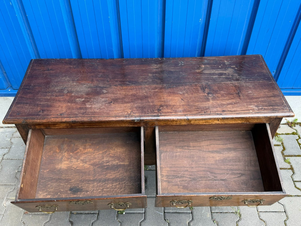 Antike Barock Kommode 18 tes Jhdt England Sideboard Wand Tisch