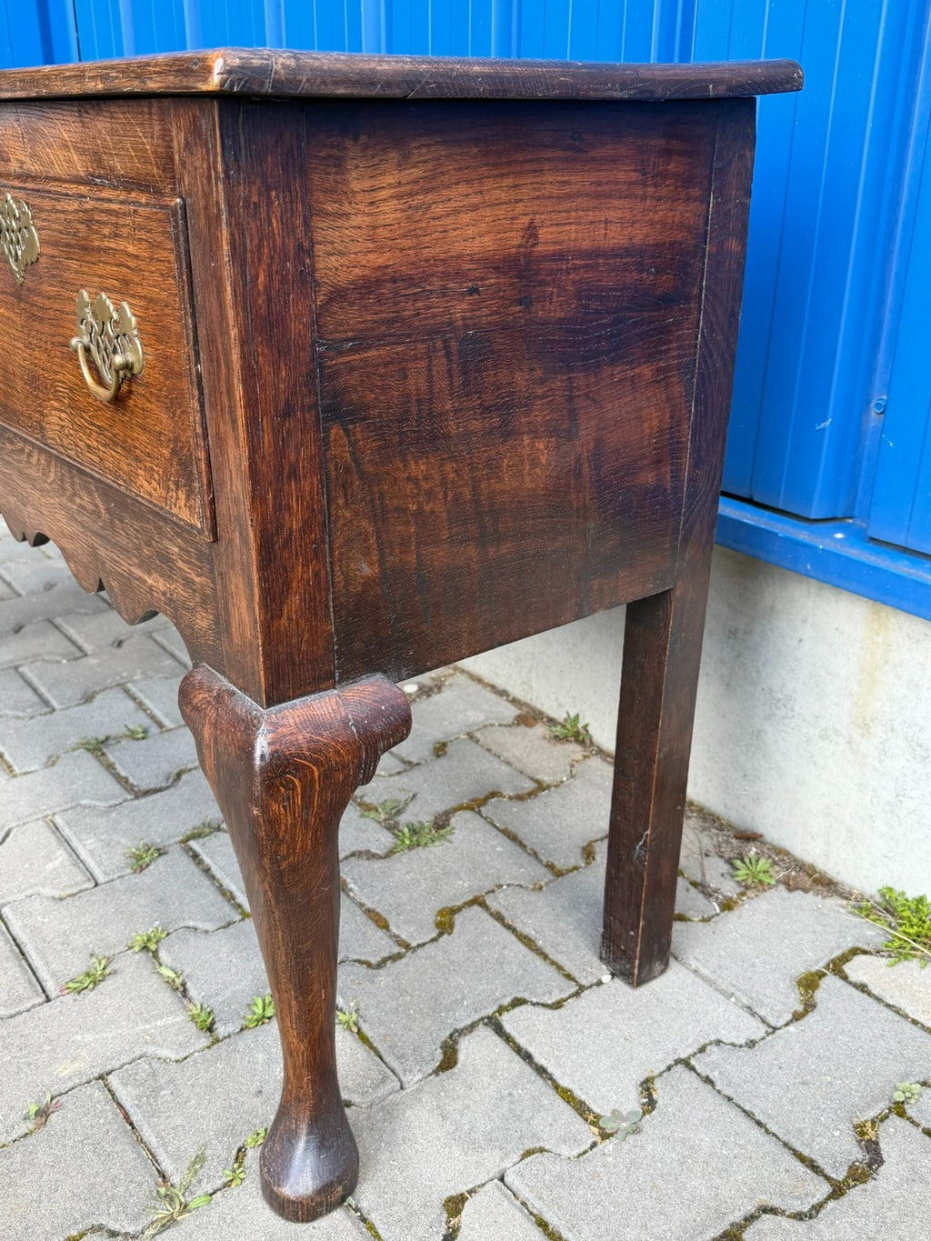 Antike Barock Kommode 18 tes Jhdt England Sideboard Wand Tisch
