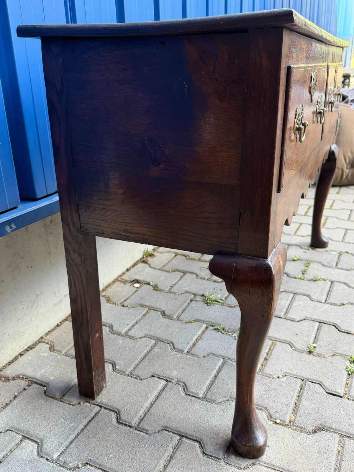 Antike Barock Kommode 18 tes Jhdt England Sideboard Wand Tisch