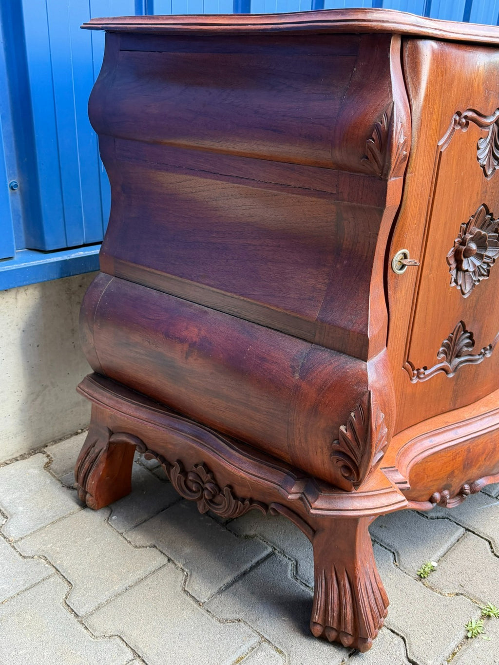 Vintage Kommode aus Teakholz Kolonial Möbel