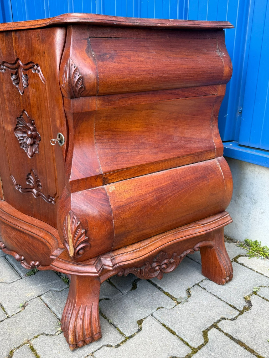 Vintage Kommode aus Teakholz Kolonial Möbel