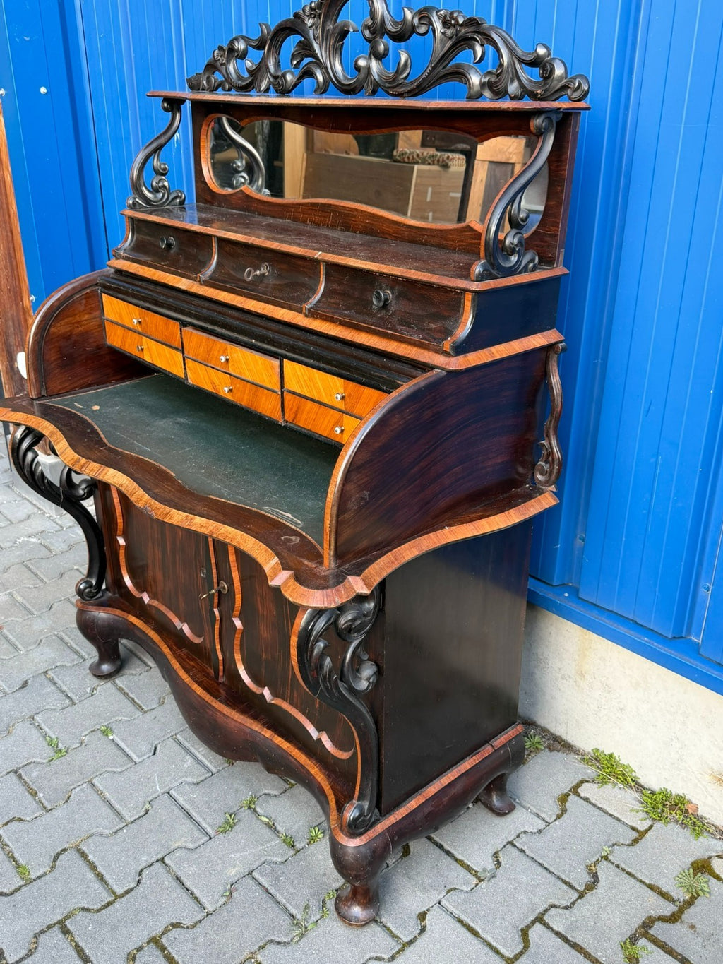 Antiker Damen Sekretär um 1870 Palisander Horrix