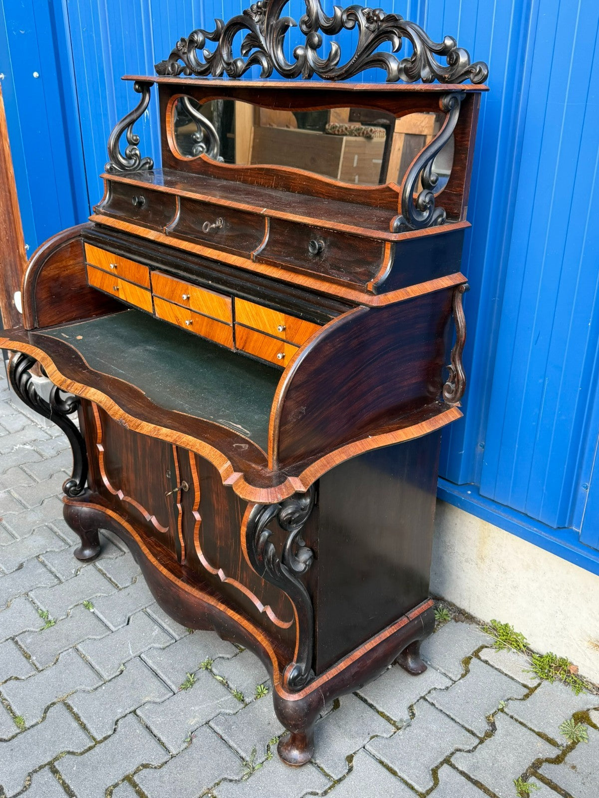 Antiker Damen Sekretär um 1870 Palisander Horrix