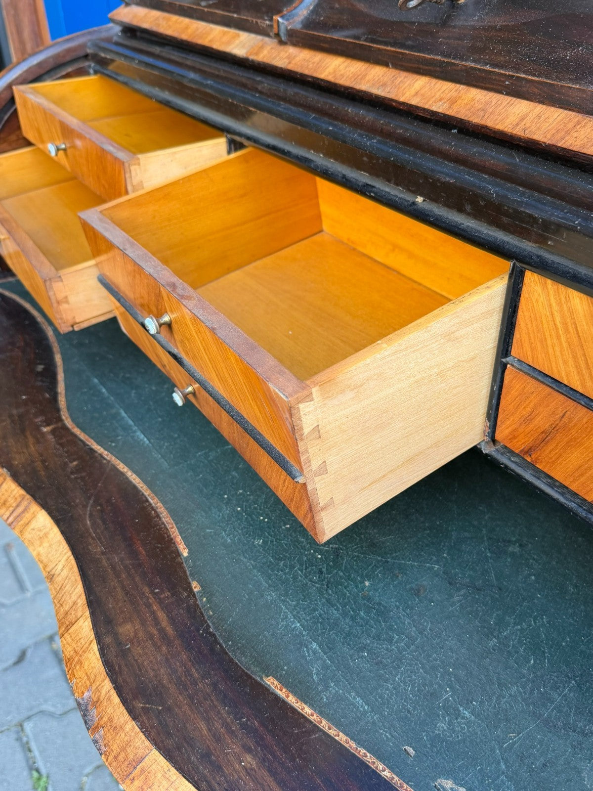 Antiker Damen Sekretär um 1870 Palisander Horrix