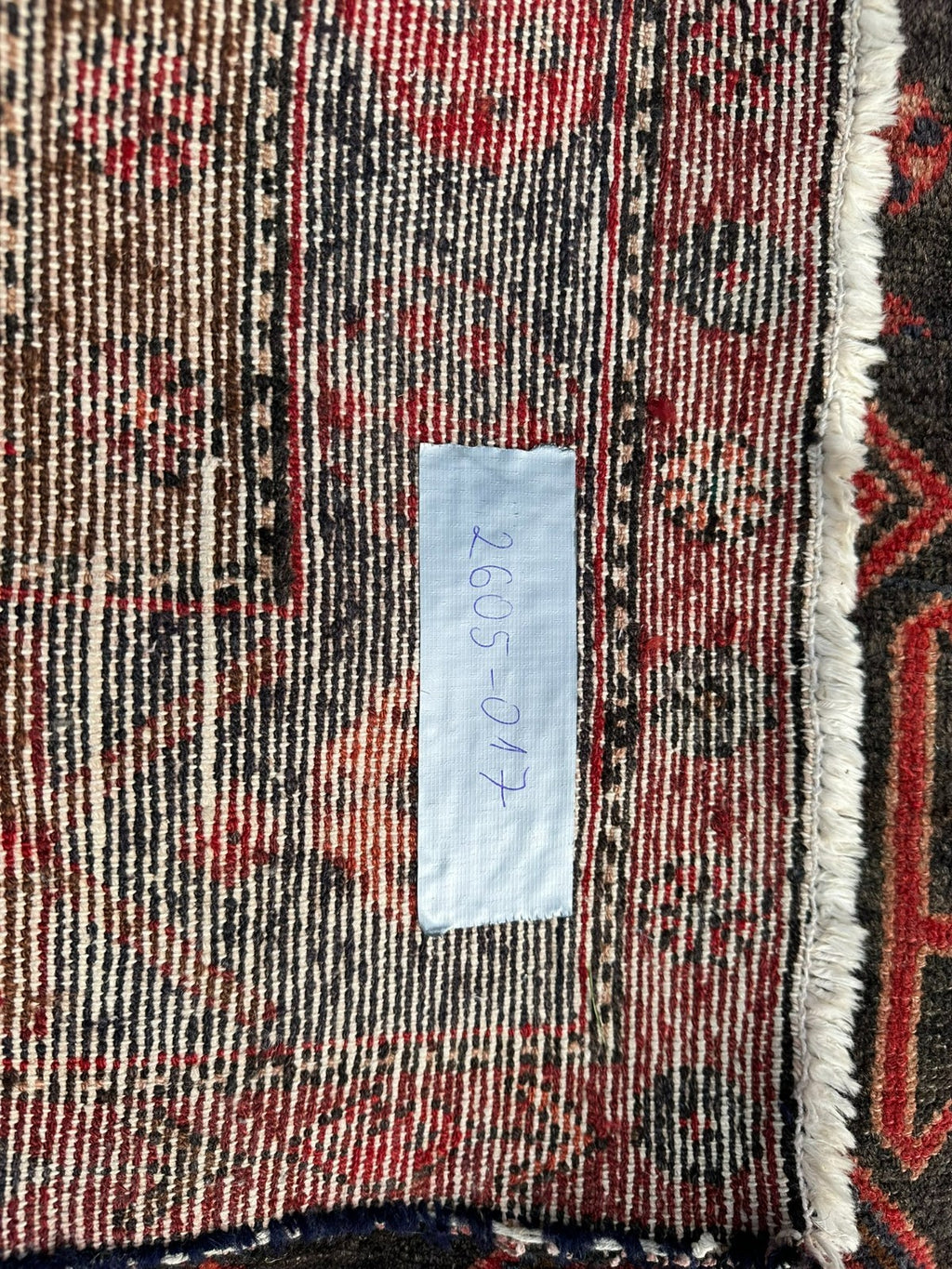 Orientteppich im Stil Hamadan Kurde Nomaden Wolle handgeknüpft 249X139 alt