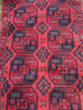 ORIENTTEPPICH AFGHAN BUCHARA ELEFANTENFUSS ERSARI WOLLE HANDGEKNÜPFT 235X117 ALT