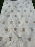 KELIM TEPPICH WOLLE FLACHGEWEBE CREME GEOMETRISCH BOHO HANDGEWEBT 326x205 CM