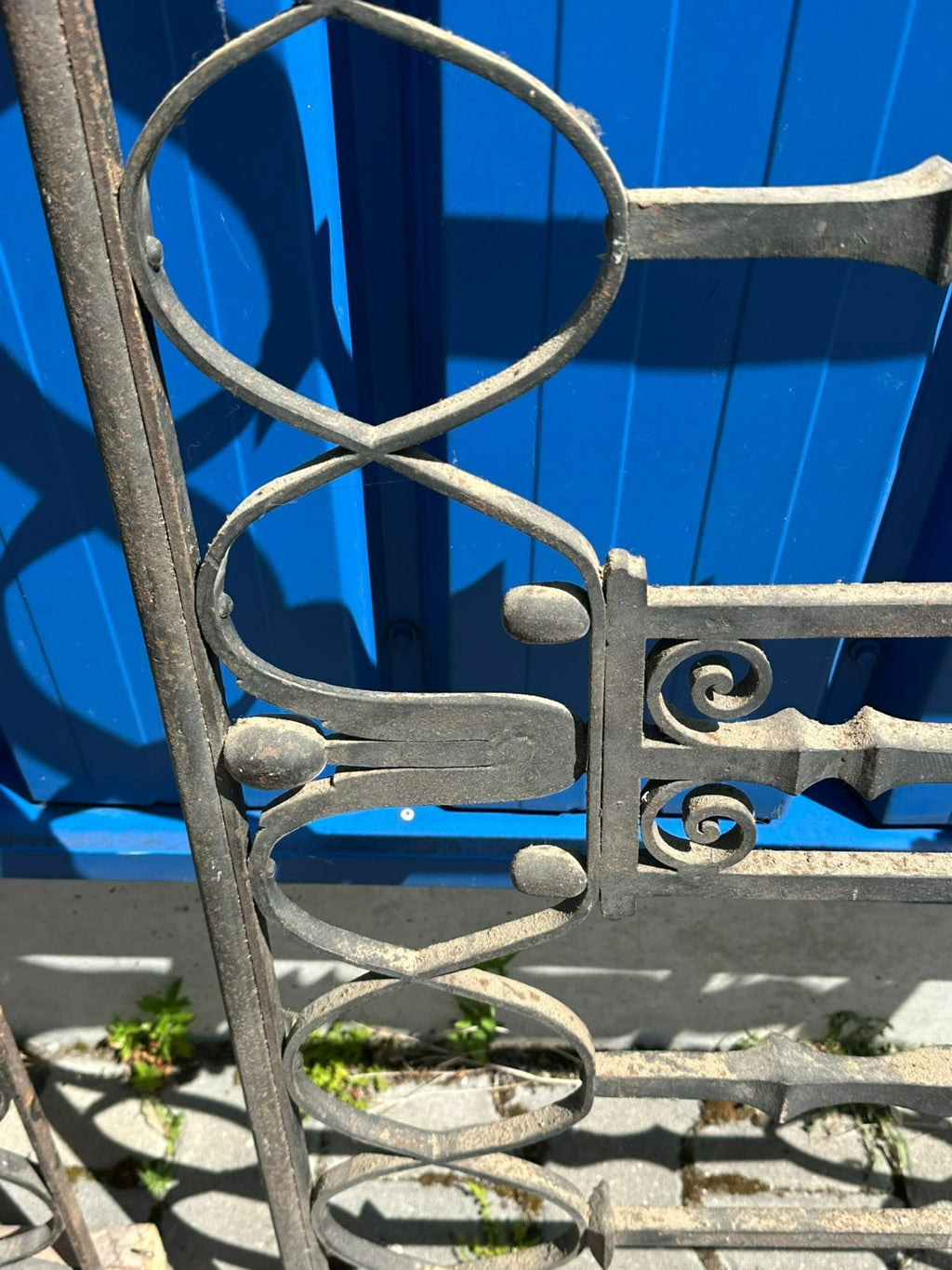 Schmiedeeisen Ziergitter 3ER-Set Eisengitter Fenstergitter Jugendstil um 1900