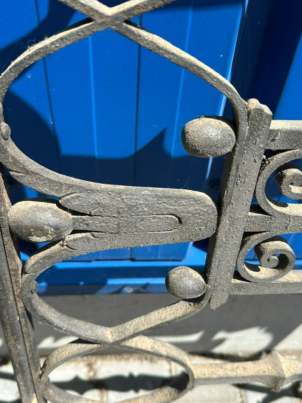Schmiedeeisen Ziergitter 3ER-Set Eisengitter Fenstergitter Jugendstil um 1900