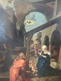 Wilhelm EILERS (1857-1919) HAUPTWERK ÖLGEMÄLDE KOPIE NACH DÜRER HEILIGE FAMILIE