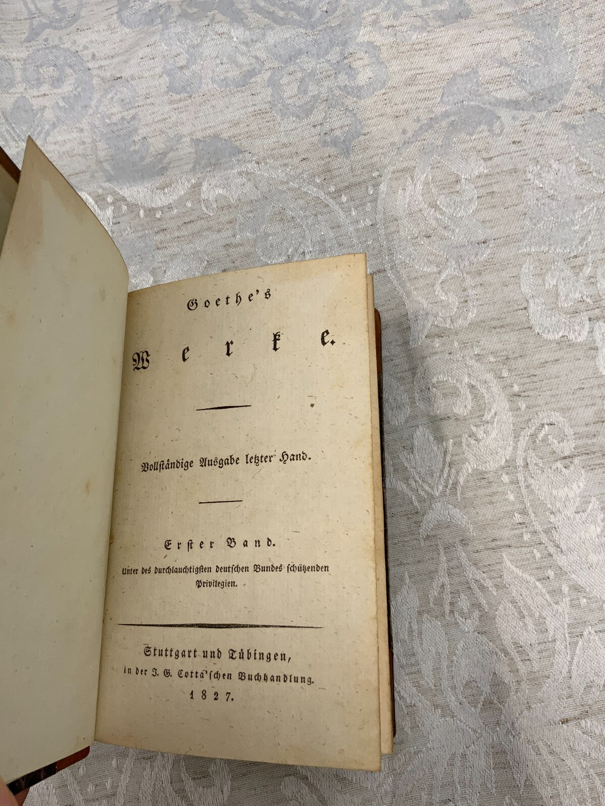 Goethes Werke Band 1-34 diverse Jahre 1827-1850