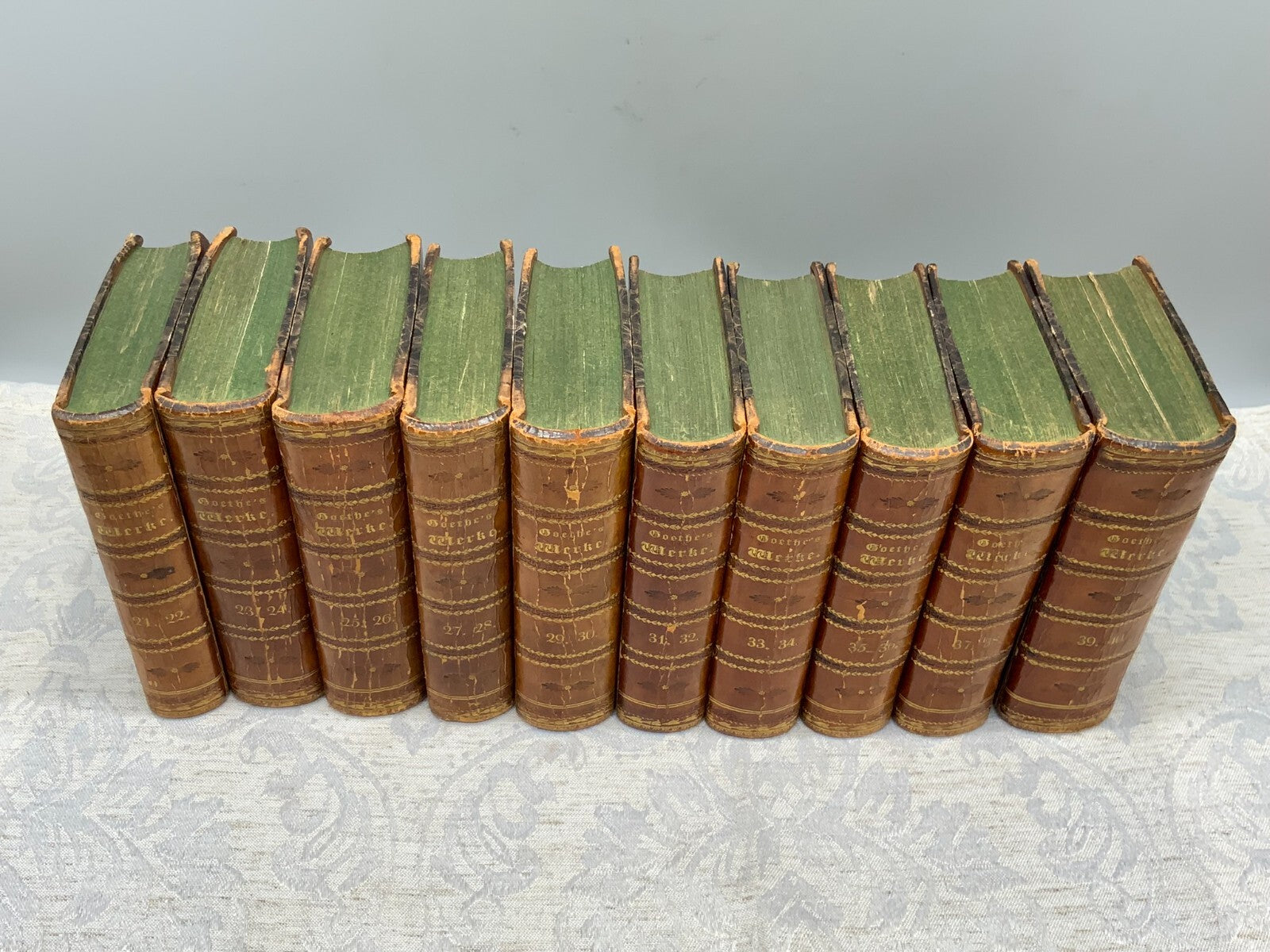 Goethes Werke Band 1-34 diverse Jahre 1827-1850