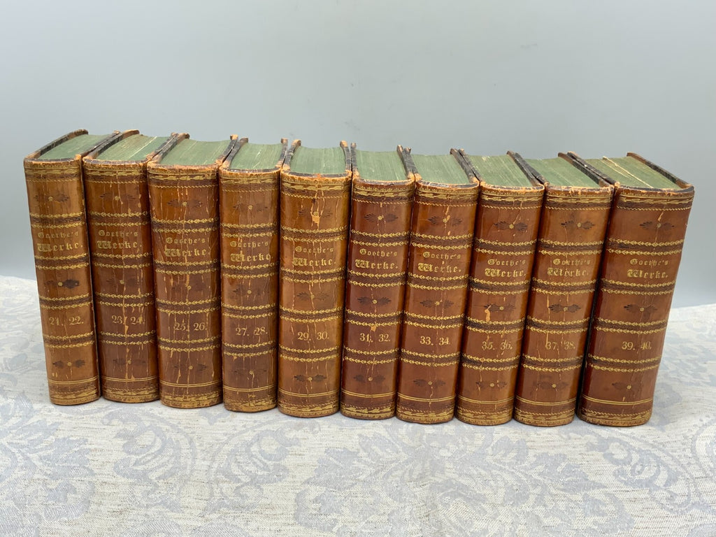Goethes Werke Band 1-34 diverse Jahre 1827-1850
