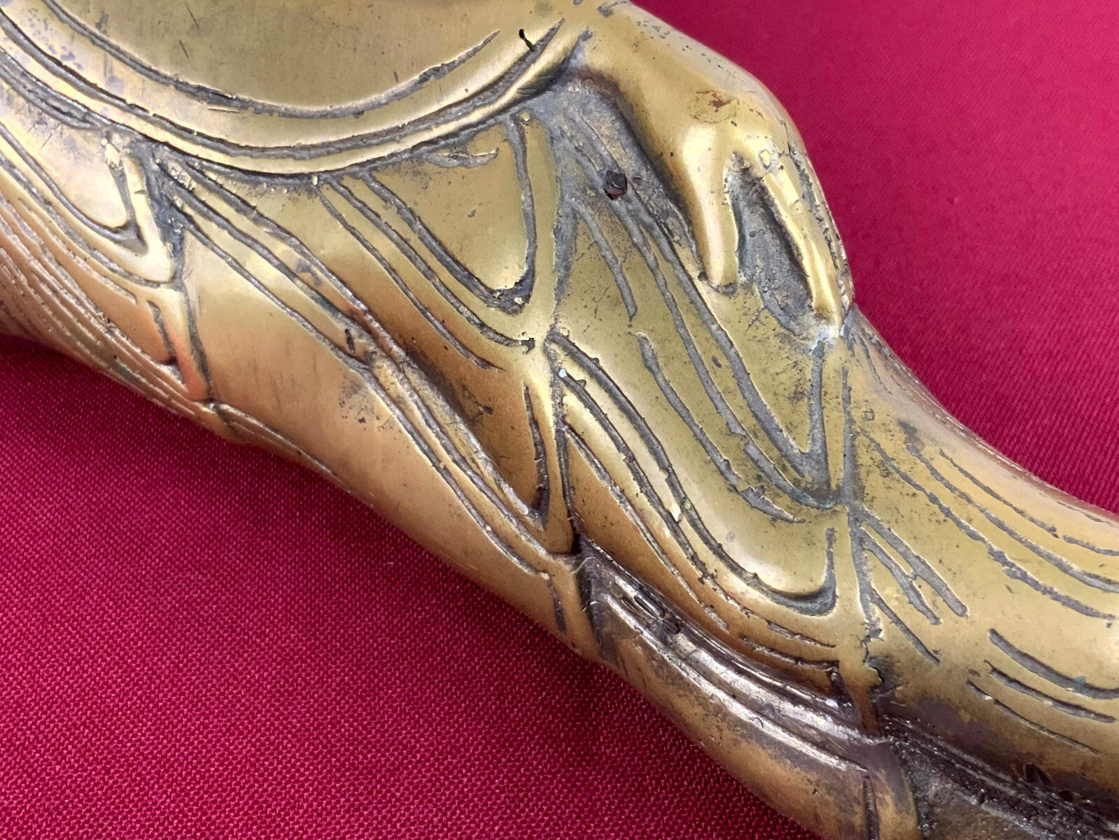 Antike Figur liegende Bodhisattva Guanyin Parinirvana Thailand 19 tes Jhdt