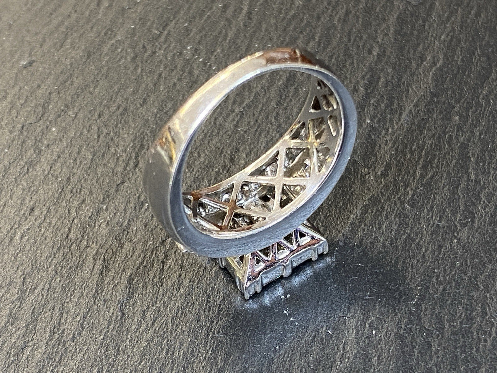 Herausragender Ring mit Diamanten Weissgold 585 Grösse 62,5 1,94ct P/f 9,29g