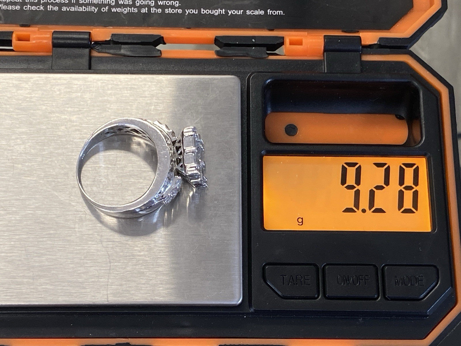 Herausragender Ring mit Diamanten Weissgold 585 Grösse 62,5 1,94ct P/f 9,29g
