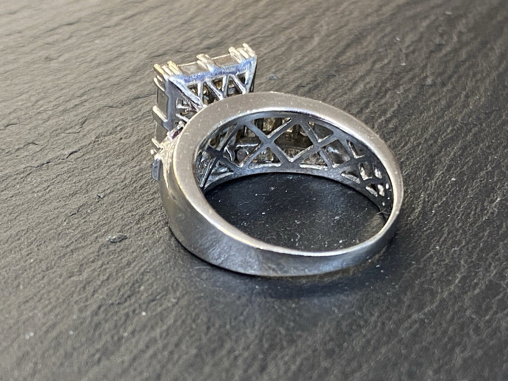 Herausragender Ring mit Diamanten Weissgold 585 Grösse 62,5 1,94ct P/f 9,29g