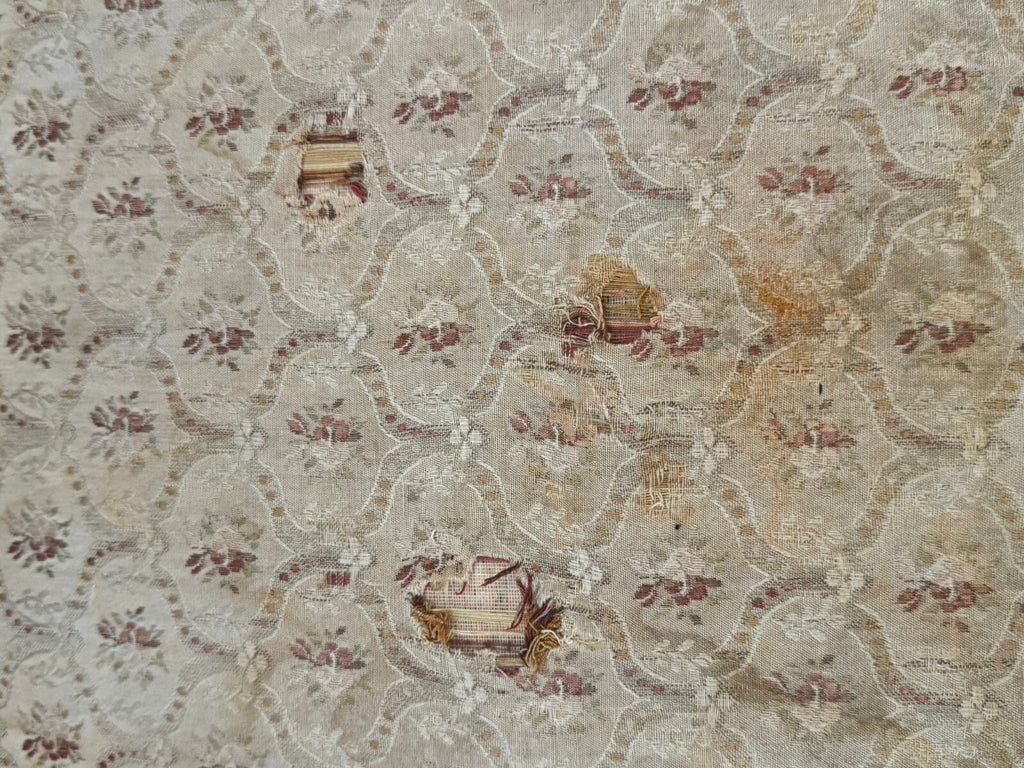 Antiker Biedermeier Stuhl um 1860 Nussbaum