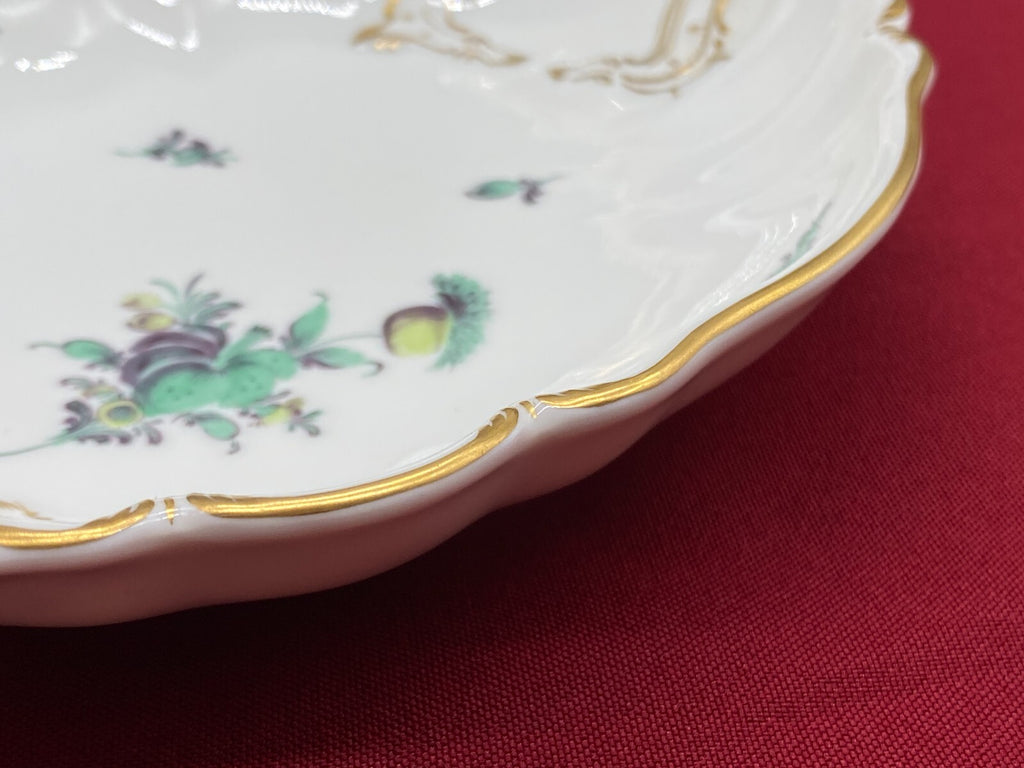 Rokoko Porzellan Schale mit Henkeln Nymphenburg Top Zustand handbemalt