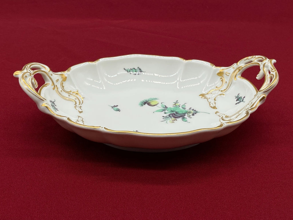 Rokoko Porzellan Schale mit Henkeln Nymphenburg Top Zustand handbemalt