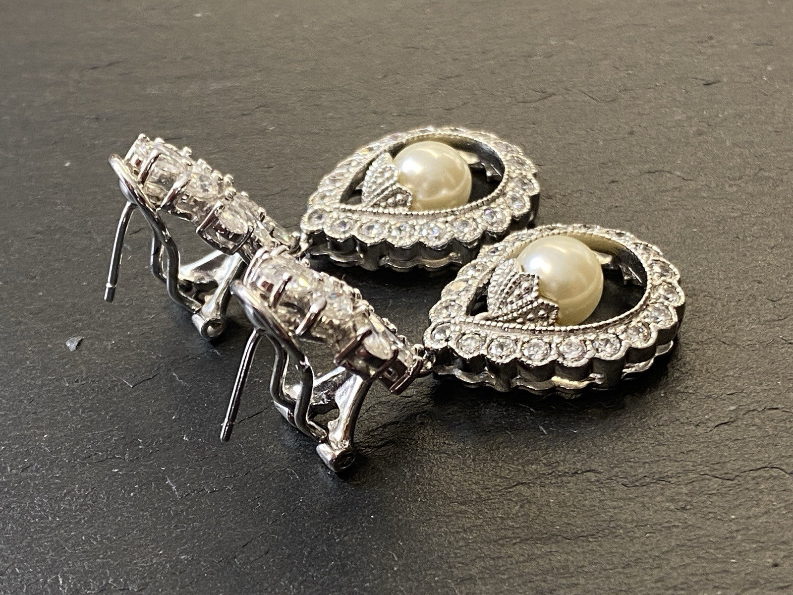 Schmuckset Schmuck Set Modeschmuck 925 Sterling Silber Glas Kunstperlen Perlen