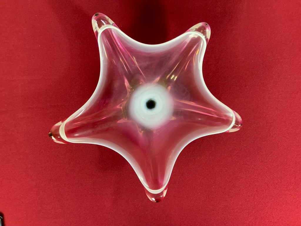 Grosse Medusenschale Schale aus Glas Mundgeblasen 37cm Durchmesser