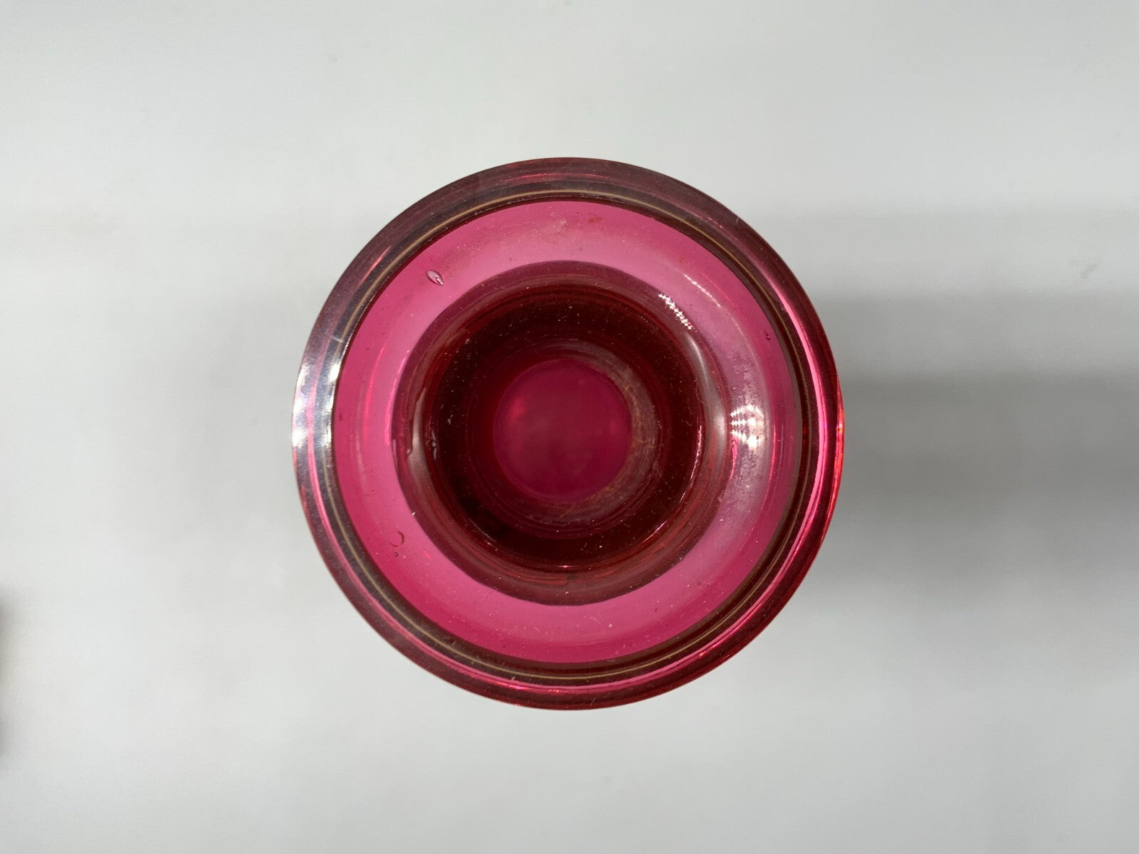 Vintagekaraffe Flasche aus Glas Likörkaraffe feines Dekor 34cm hoch