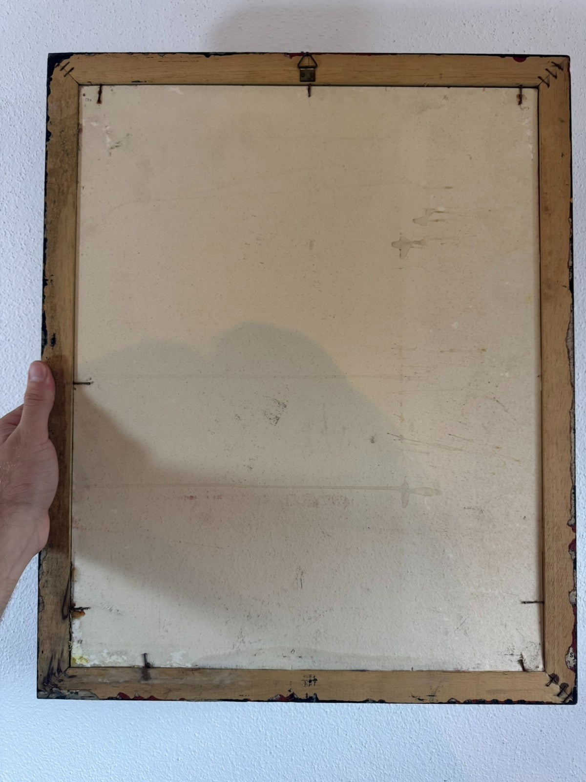 Modernes Gemälde Portrait Personen signiert Huber 1980