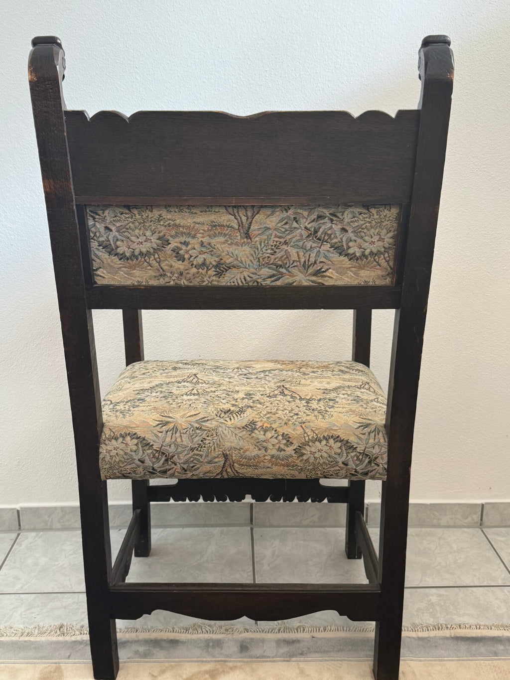 Antiker Gründerzeit Neo Renaissance Sessel Eiche massiv handgeschnitzt 19 tes Jh