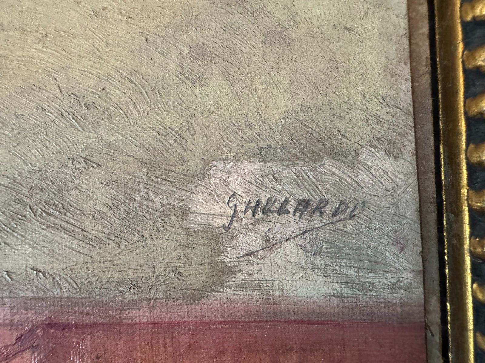 Gouache auf Papier Torrero Szenerie Stierkampfarena signiert