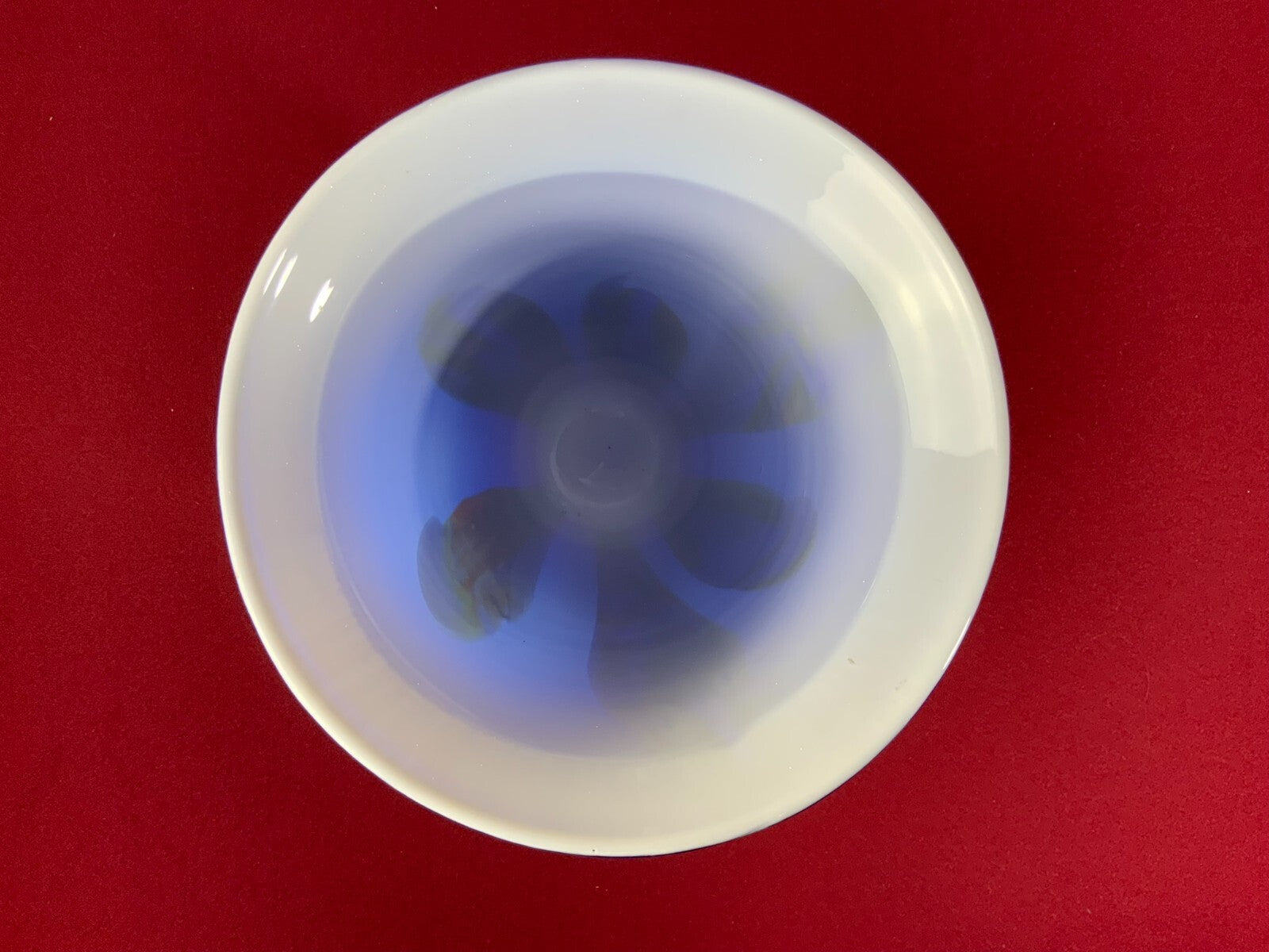 Künstlerglas Prunkvase Vase aus Glas Mundgeblasen 29cm hoch 2kg