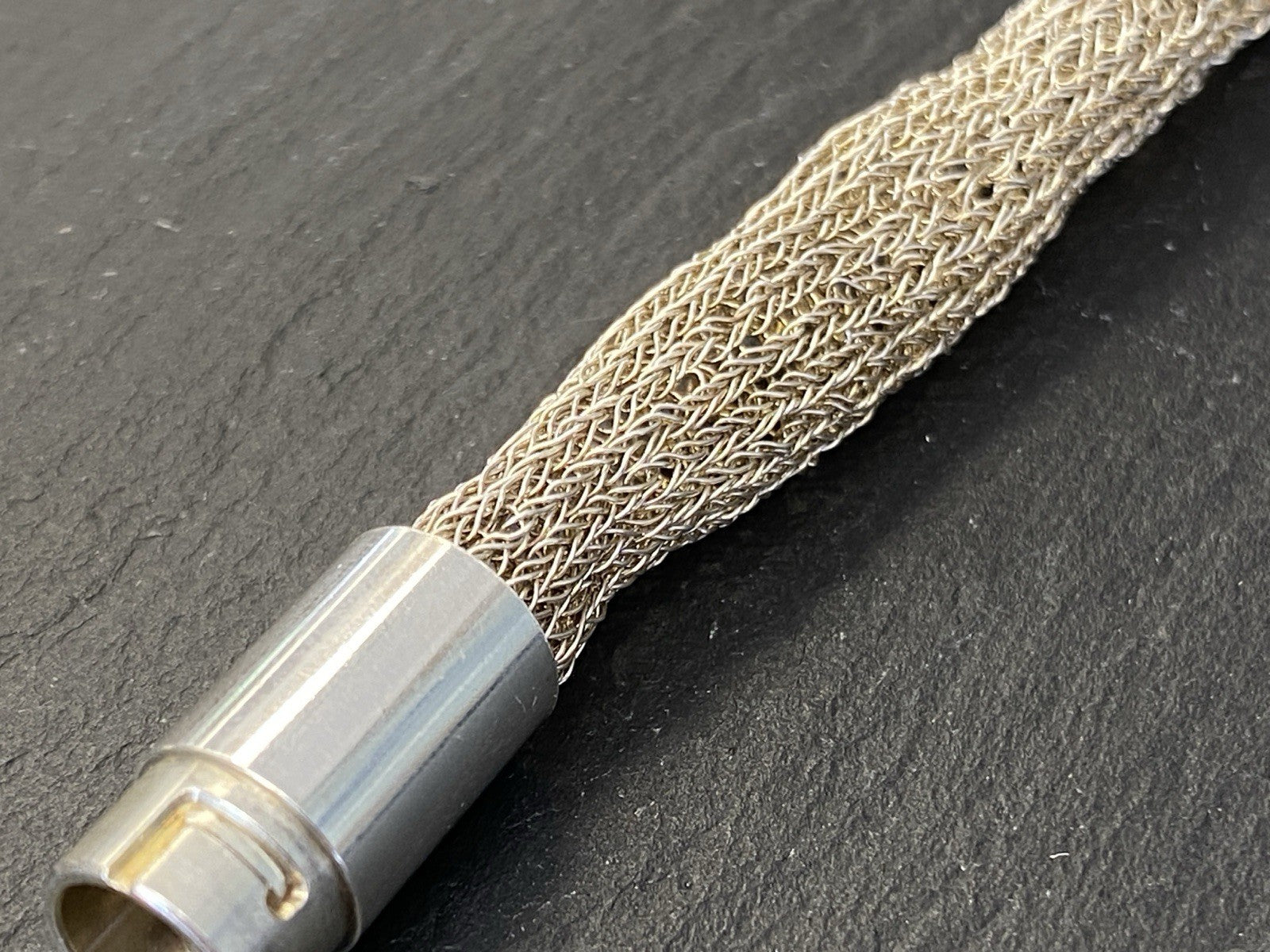 Modeschmuck Röhrenförmige Halskette 925 Sterling Silber