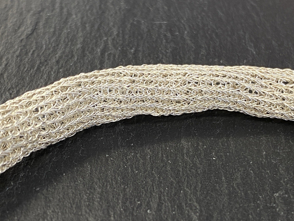 Modeschmuck Röhrenförmige Halskette 925 Sterling Silber