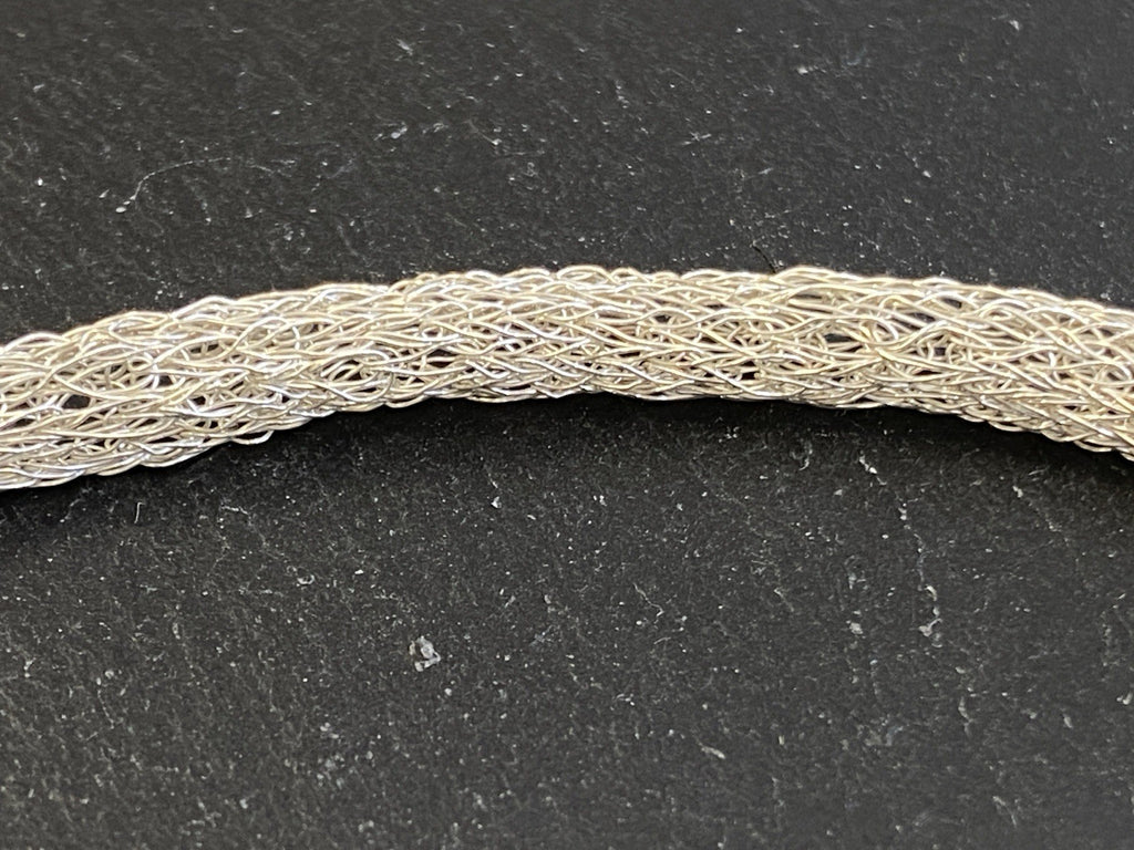 Röhrenkette Kette Rohrkette Modekette 925 Sterling Silber Mesh Optik