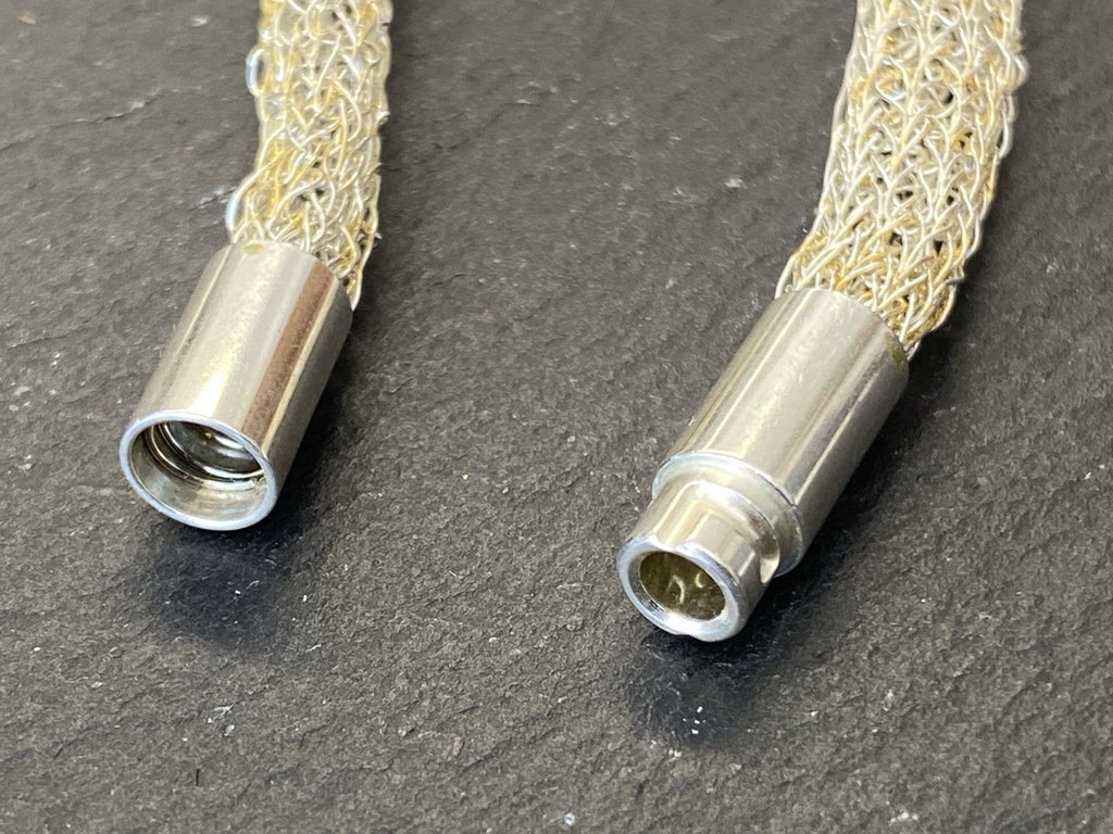 Röhrenkette Kette Rohrkette Modekette 925 Sterling Silber Mesh Optik
