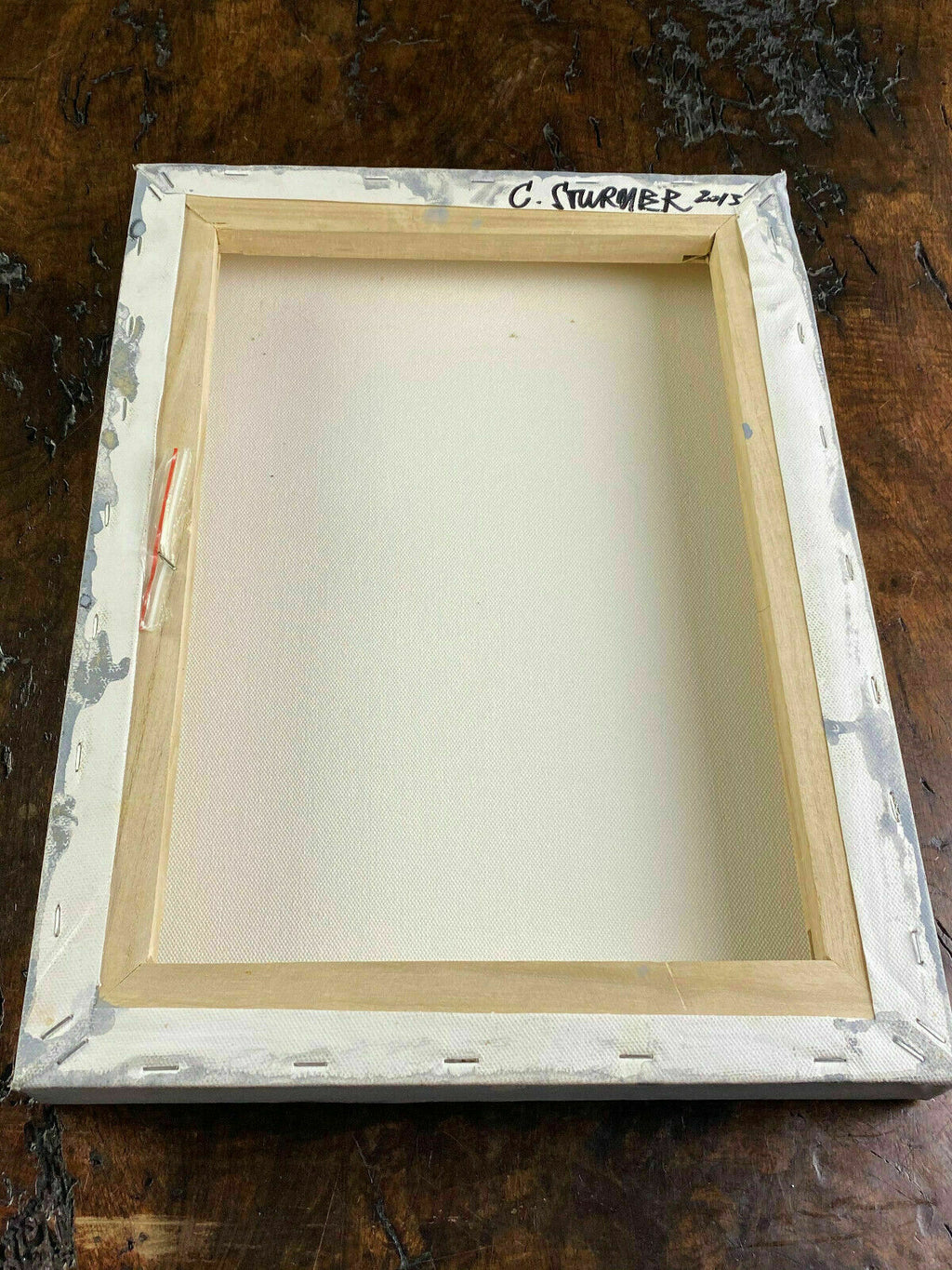 Acrylgemälde Akt Erotik Portrait einer Frau mit Zertifikat Christopher Sturmer