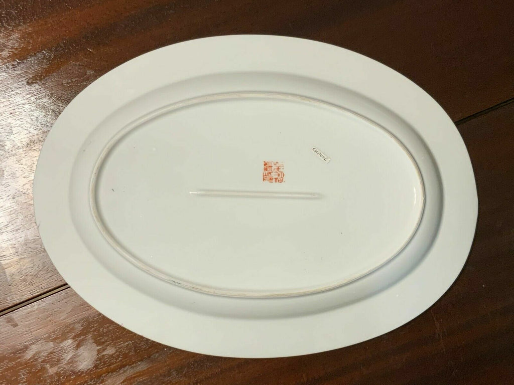 China Tablett Porzellan 41x30cm sehr schönes Dekor Keine Chips