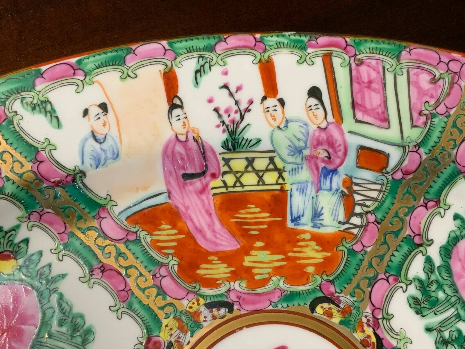 China Tablett Porzellan 41x30cm sehr schönes Dekor Keine Chips