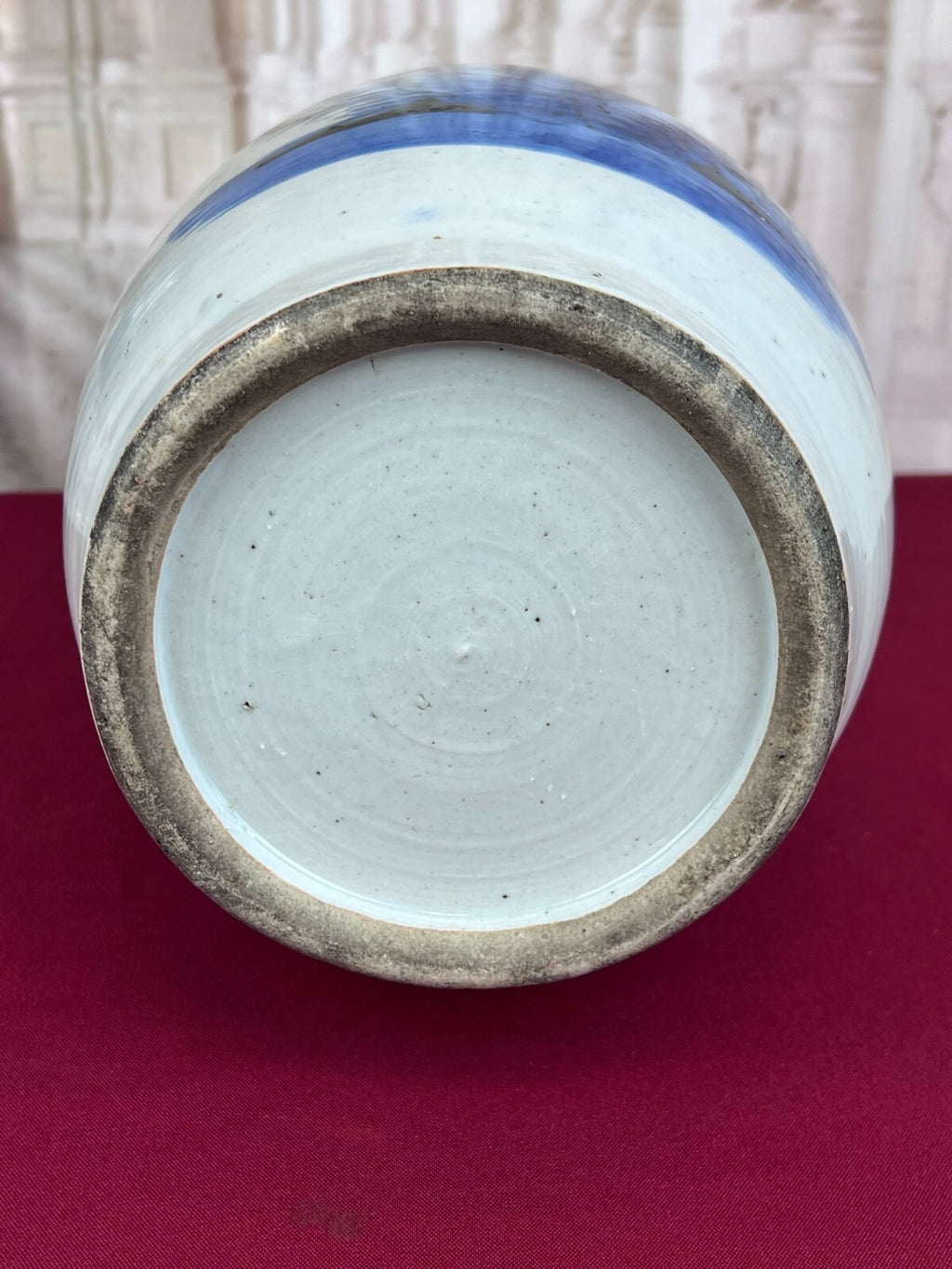 Antike China Vase aus Porzellan Paradies Vogel 44cm
