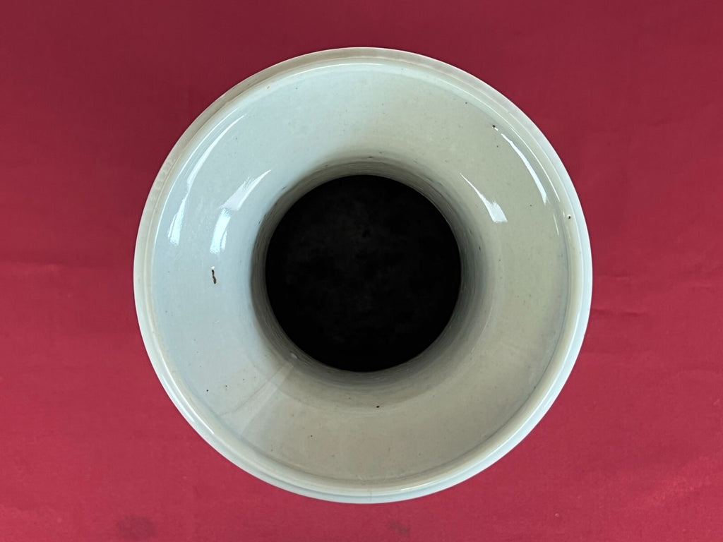 Antike China Vase aus Porzellan Paradies Vogel 44cm