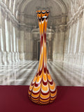 VINTAGE BODENVASE GROSSE VASE AUS GLAS LOLLIPOP SPACE AGE SCHOTT ZWIESEL 74x24cm