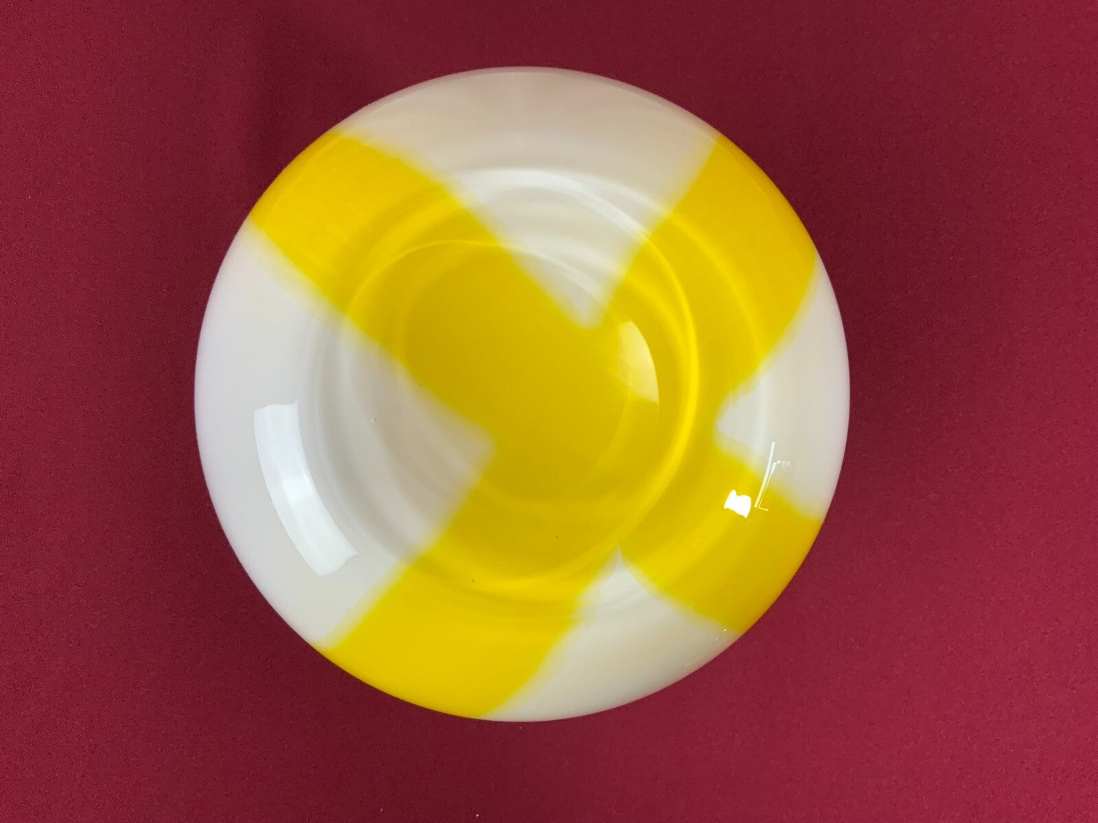 Designer Vase aus Glas Mundgeblasen Künstlerglas 29cm hoch 2,4kg