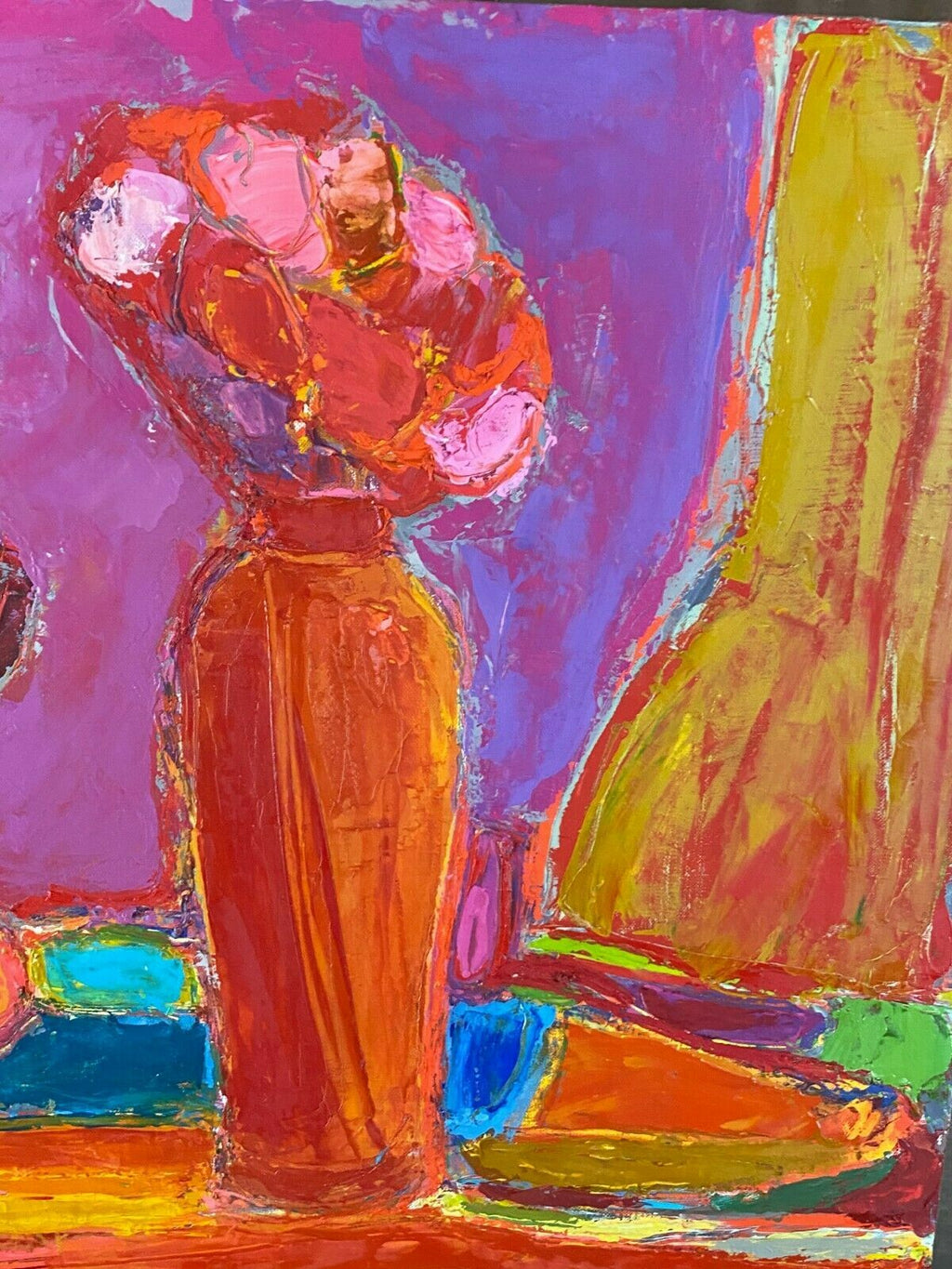 Acryl Gemälde Stilleben mit Blumen Acrylgemälde von Anatoli Kmara