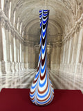 VINTAGE BODENVASE GROSS VASE AUS GLAS LOLLIPOP SPACE AGE SCHOTT ZWIESEL 94x27cm