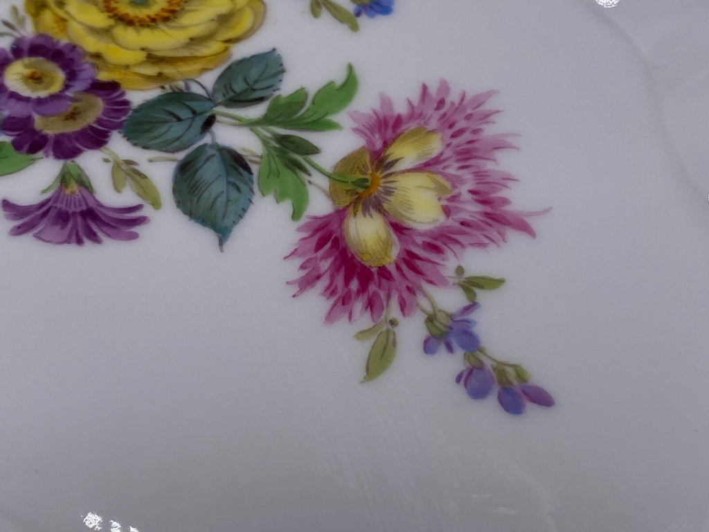 Zier Schale Meissen Porzellan handbemalt