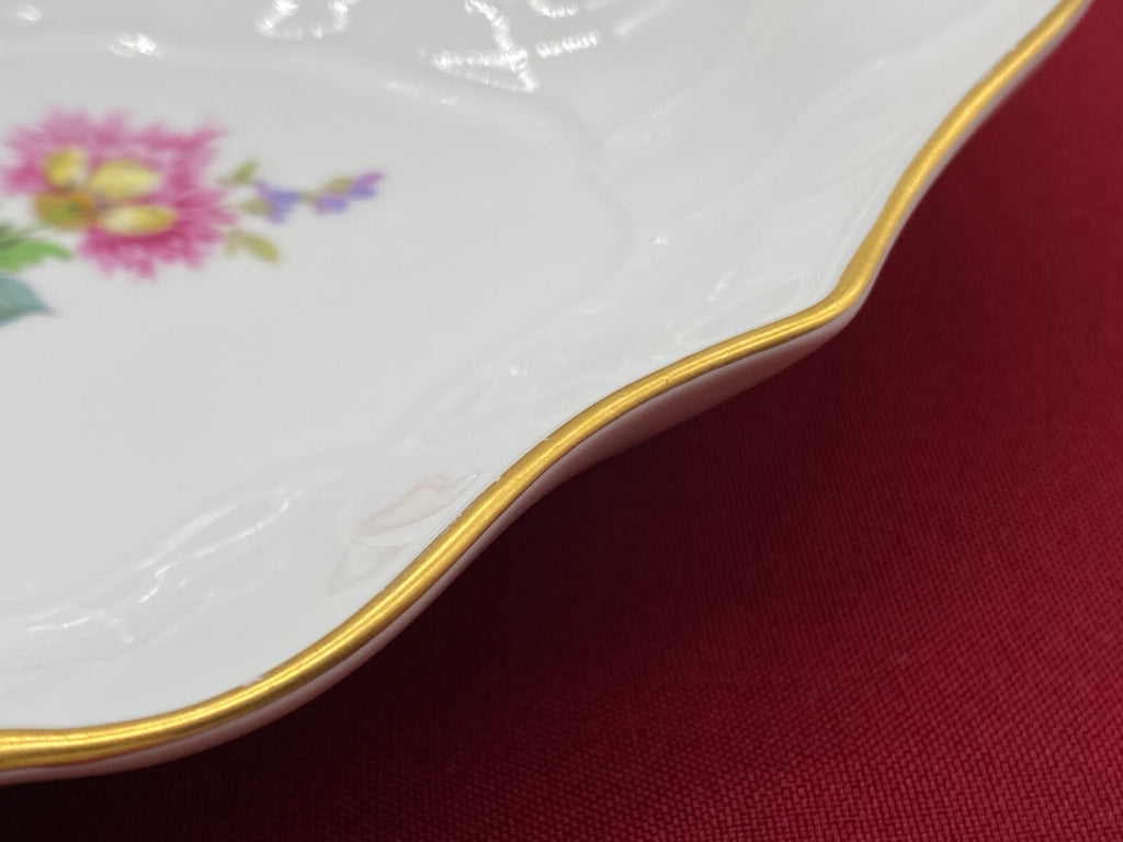 Zier Schale Meissen Porzellan handbemalt
