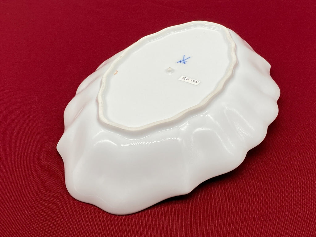 Zier Schale Meissen Porzellan handbemalt