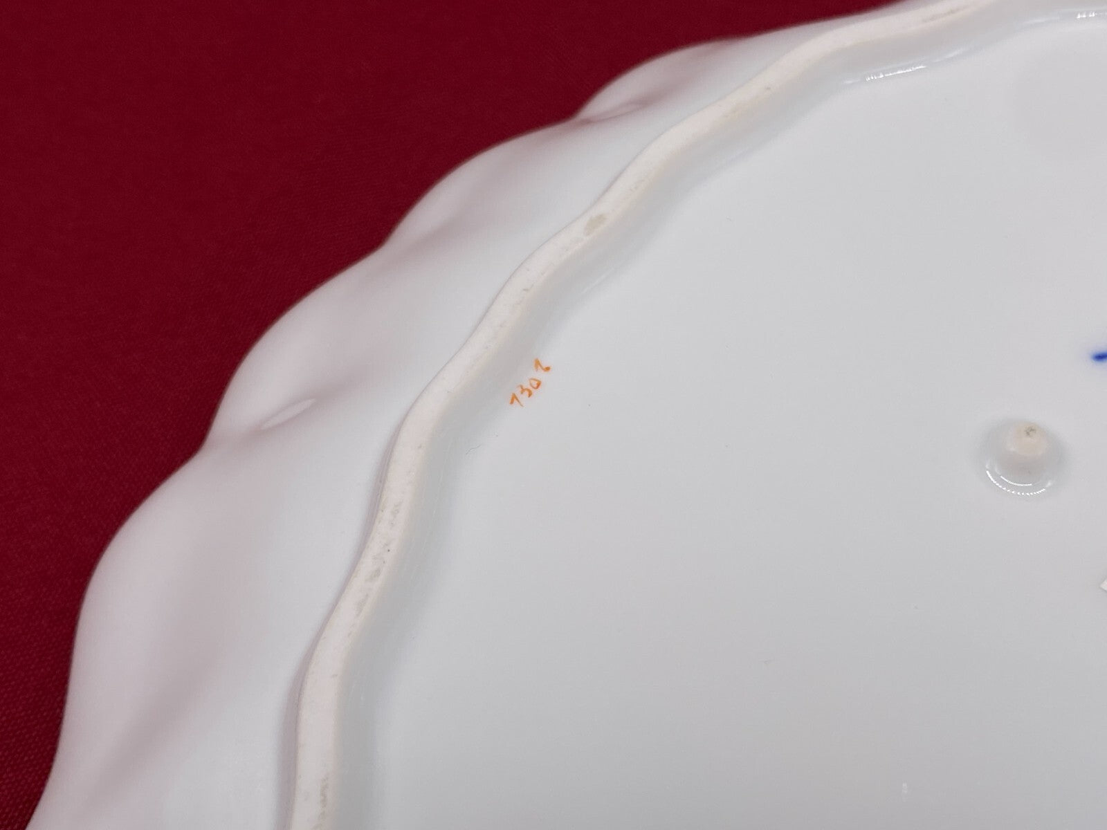 Zier Schale Meissen Porzellan handbemalt