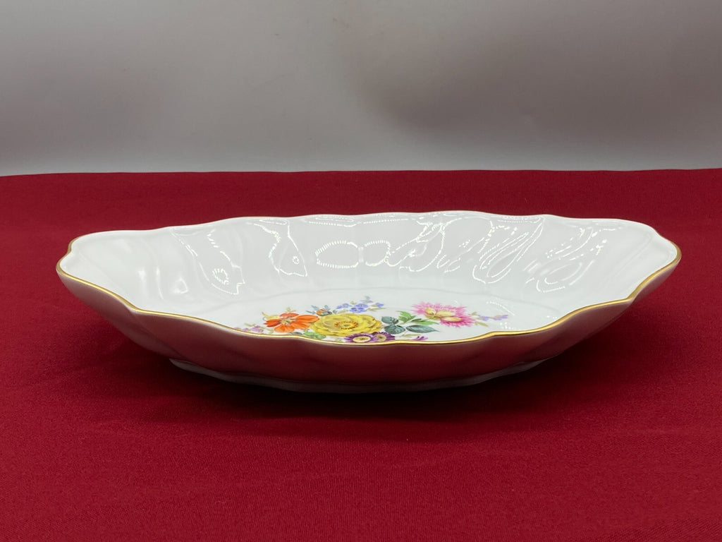 Zier Schale Meissen Porzellan handbemalt