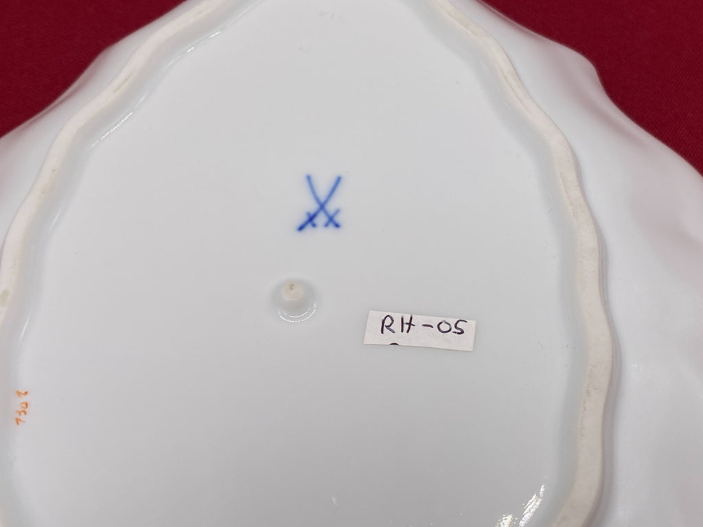 Zier Schale Meissen Porzellan handbemalt